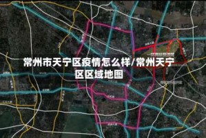 常州市天宁区疫情怎么样/常州天宁区区域地图