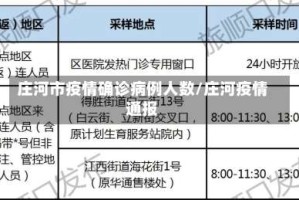 庄河市疫情确诊病例人数/庄河疫情通报