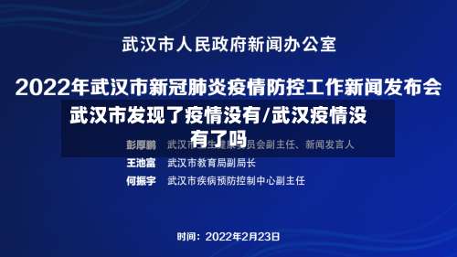 武汉市发现了疫情没有/武汉疫情没有了吗-第1张图片