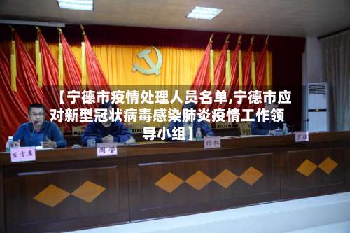【宁德市疫情处理人员名单,宁德市应对新型冠状病毒感染肺炎疫情工作领导小组】-第2张图片